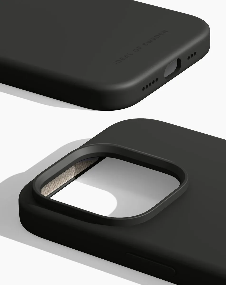 iDeal of Sweden iPhone 14 Pro Silicone Hoes - Zwart