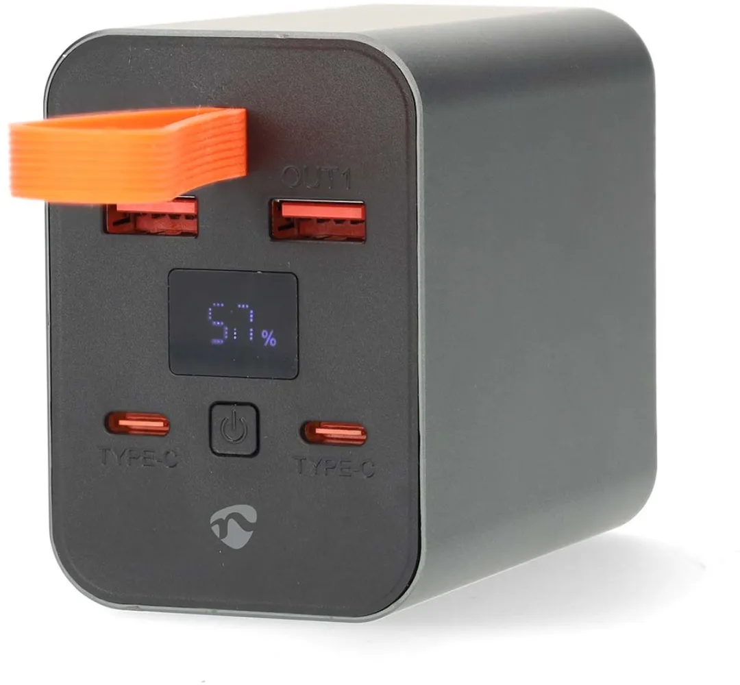 Nedis PBKPD100W25BK Powerbank 30000mAh - 100W PD3.0 - Zwart - afbeelding 6 van 6