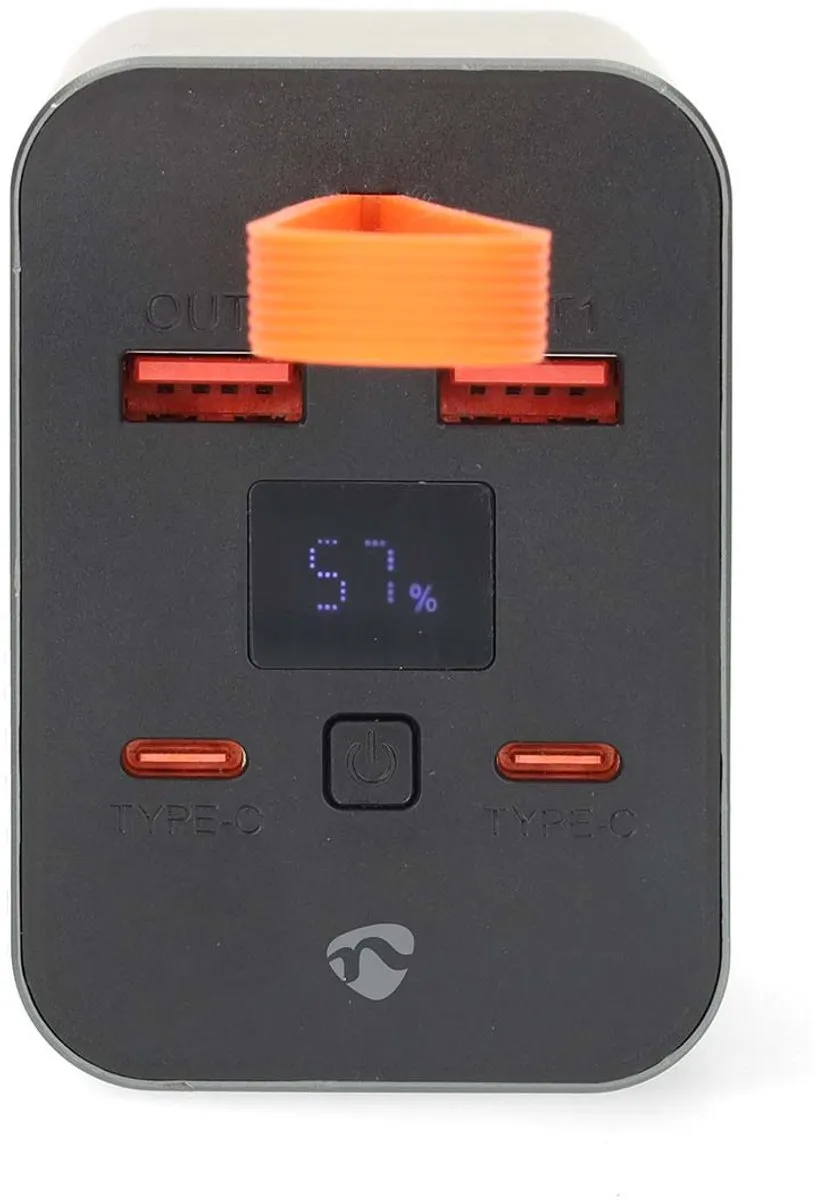 Nedis PBKPD100W25BK Powerbank 30000mAh