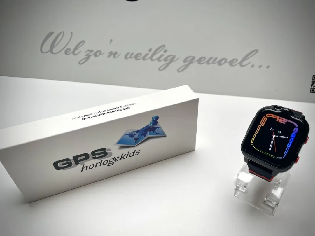 GPSHorlogeKids DUO GPS Horloge - 4G Videobellen - 600mAh - Zwart