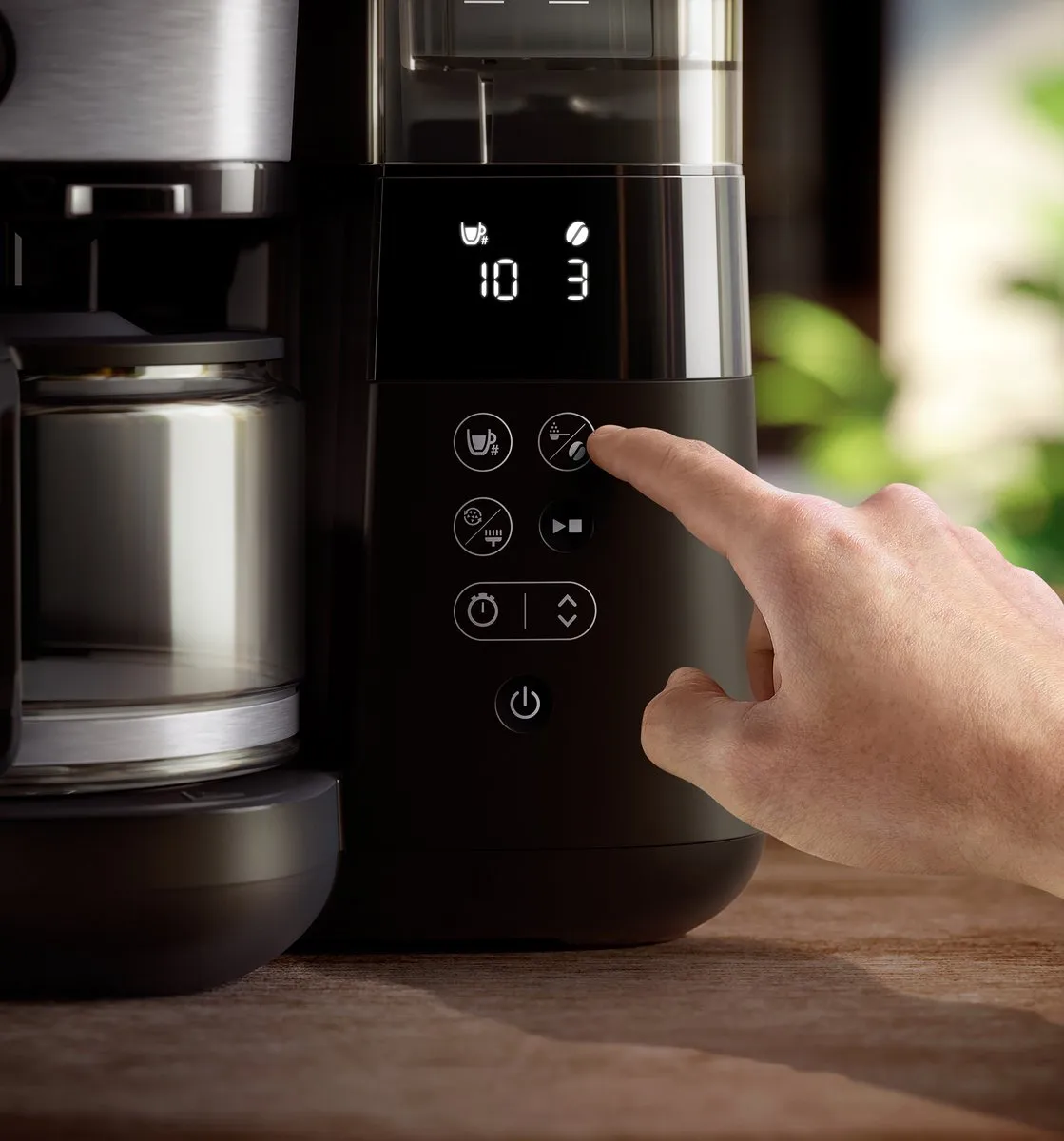 Philips HD7888/01 All-in-1 Koffiezetapparaat met molen - 10 Kopjes - 1,25L - Zwart - afbeelding 6 van 6