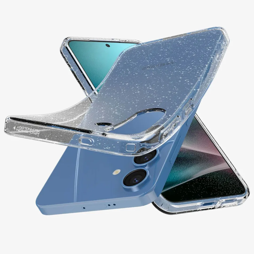 Spigen ACS08976 Liquid Crystal Backcover - Samsung Galaxy S25 Plus - Transparant