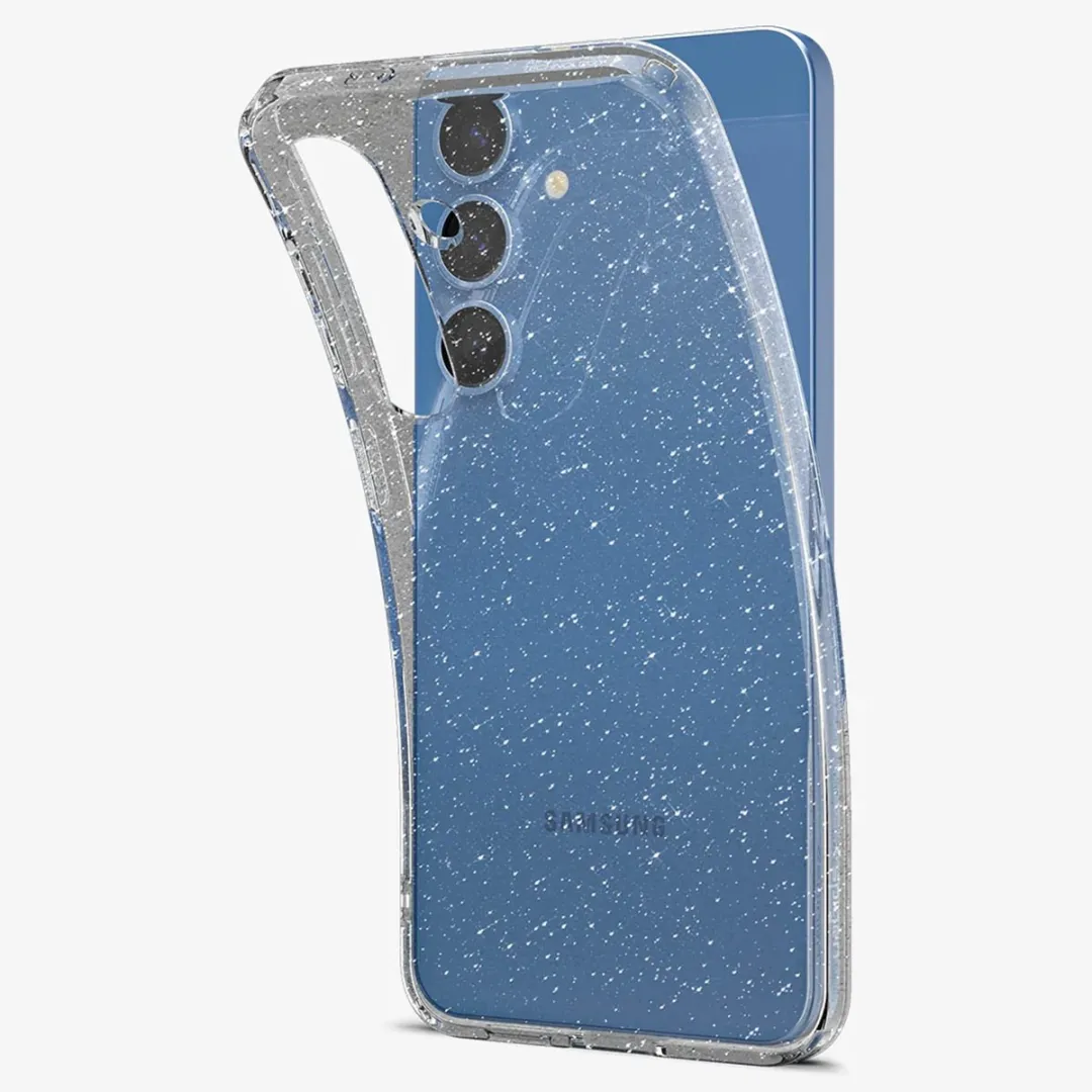 Spigen ACS08976 Liquid Crystal Backcover - Samsung Galaxy S25 Plus - Transparant - afbeelding 6 van 6