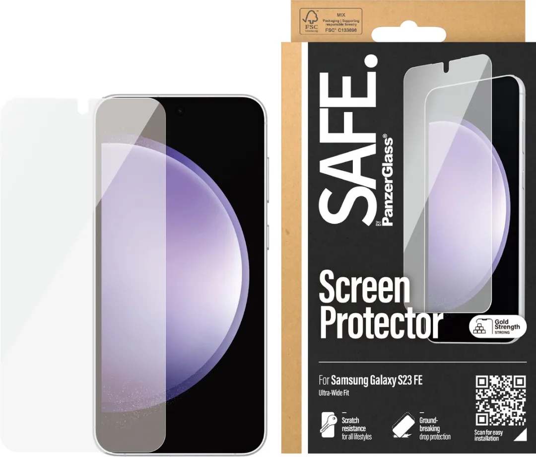 PanzerGlass SAFE S23 FE Screenprotector - Samsung Galaxy S23 FE