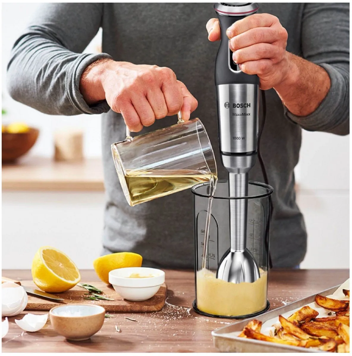 Bosch MaxoMixx MS8CM61V1 Staafmixer 1000W - RVS