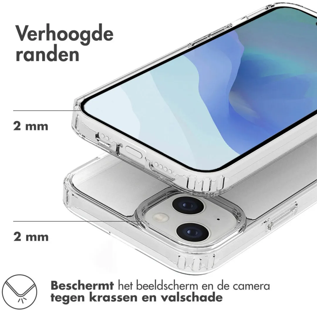 Accezz Xtreme Impact Backcover 2.0 iPhone 14 Hoesje - Transparant