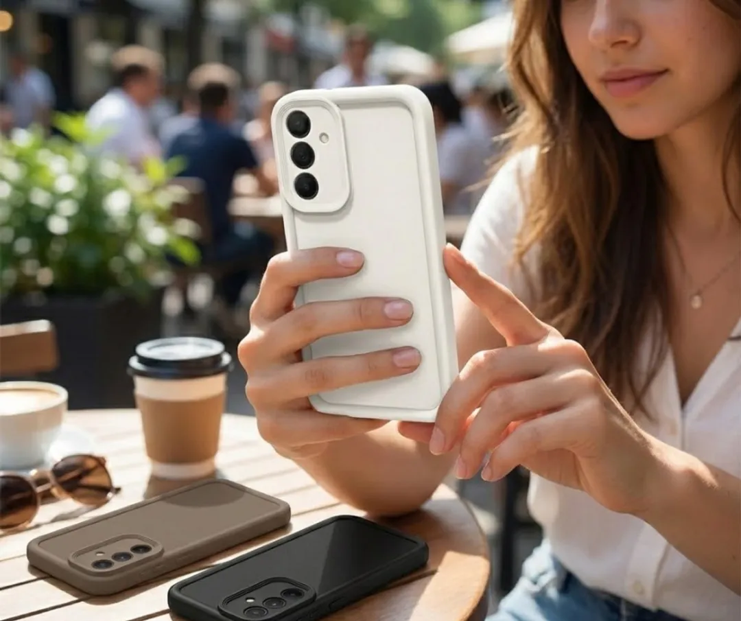 NUVEX Telefoonhoesje Galaxy S25 Plus - 3 Stuks Zwart/Beige/Taupe