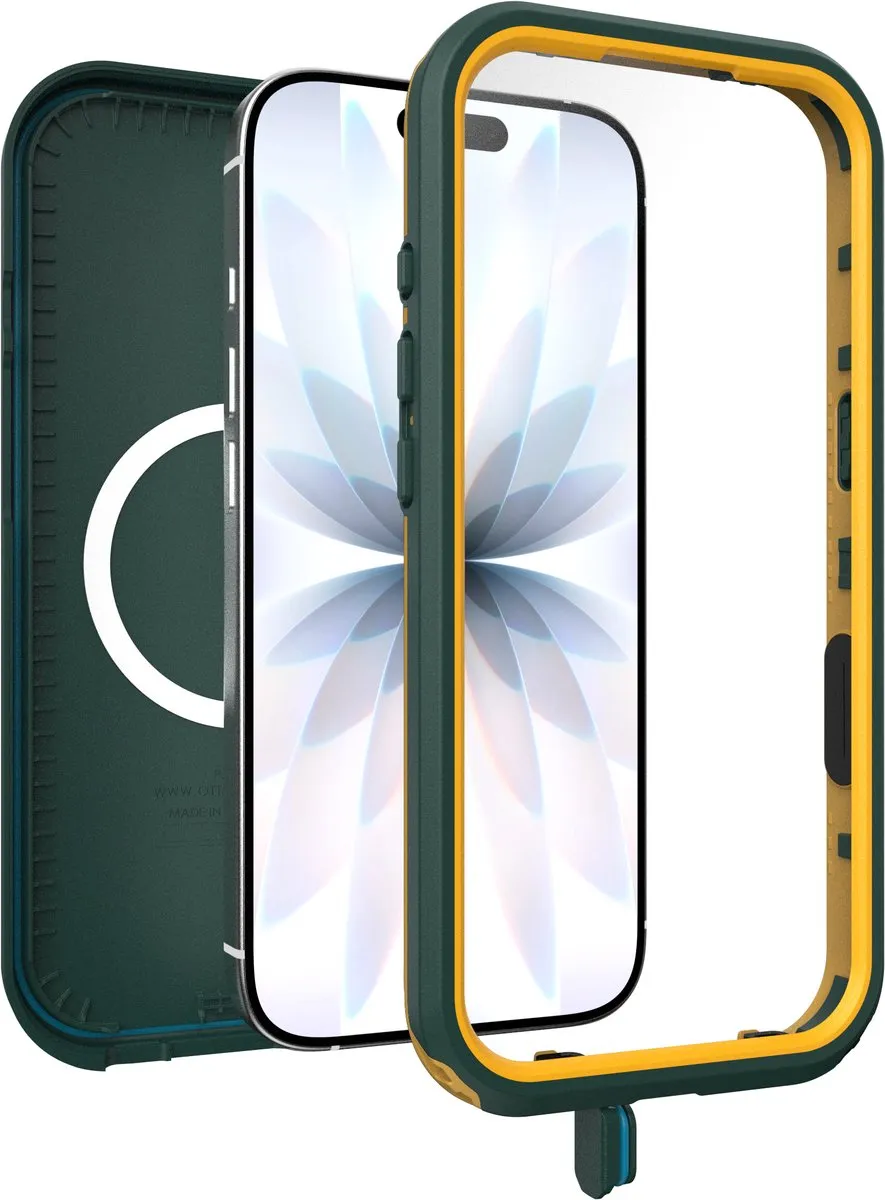 OtterBox Fre MagSafe iPhone 17 Hoes - Groen - Waterdicht