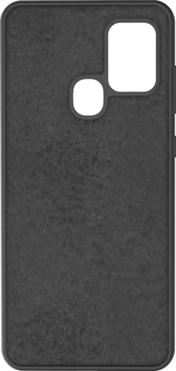 Azuri Siliconen Hoesje Samsung Galaxy A21s - Zwart