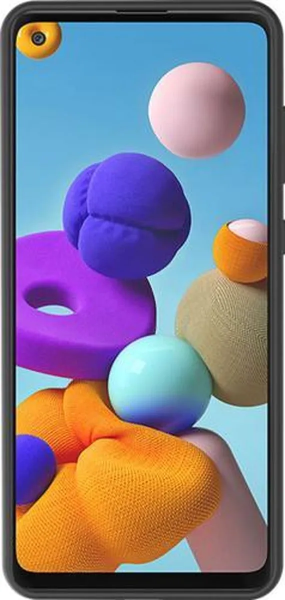 Azuri Siliconen Hoesje Samsung Galaxy A21s - Zwart - afbeelding 6 van 6