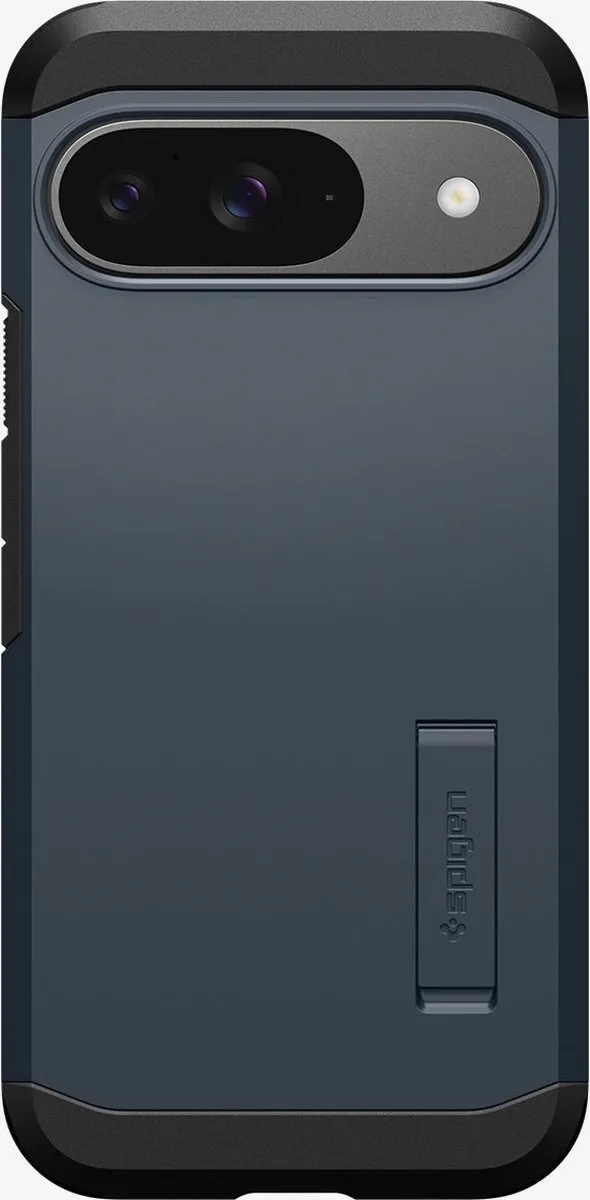 Spigen Tough Armor ACS07693 Hoesje - Google Pixel 9/9 Pro - Blauw/Grijs
