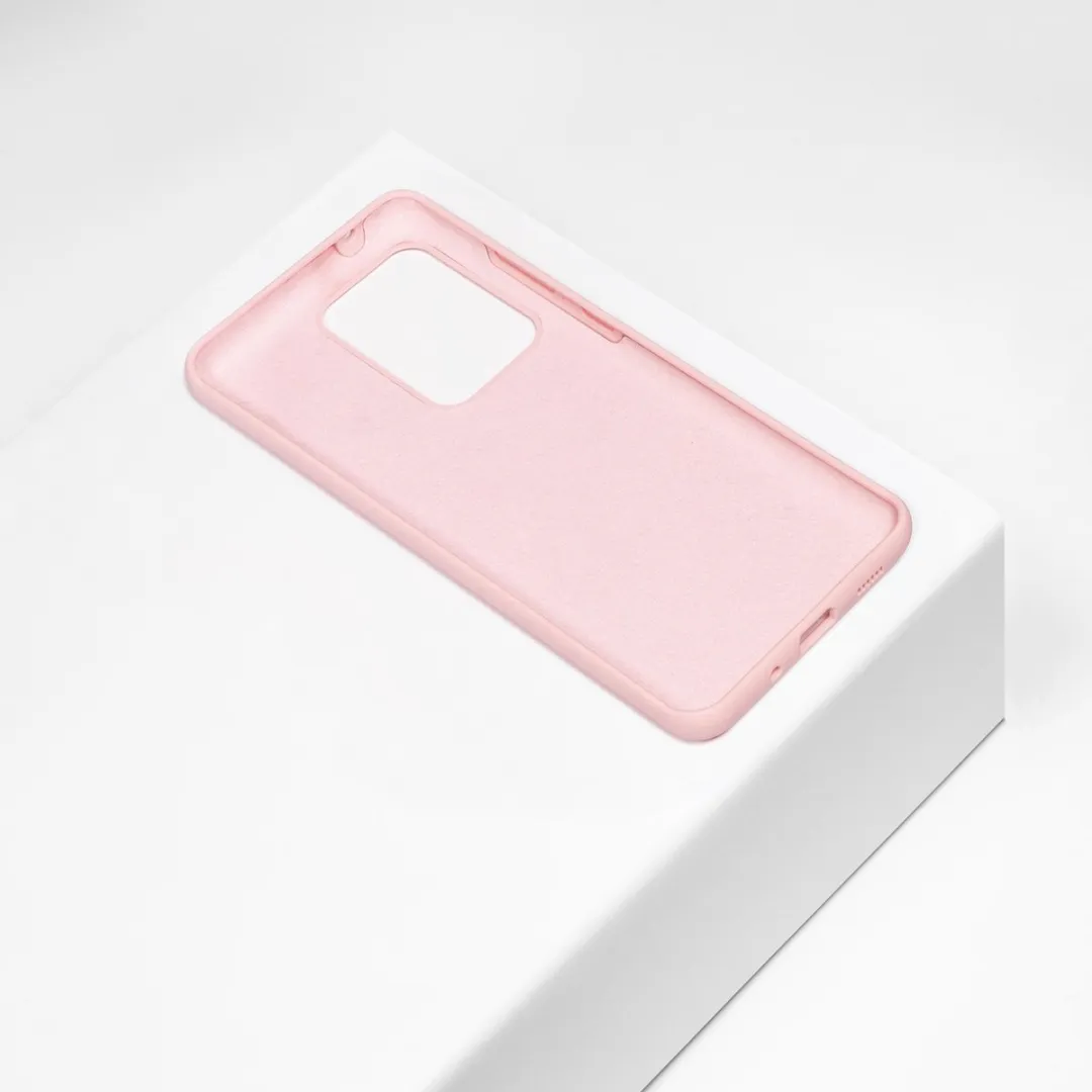 BMAX Siliconen Hoesje BMAX47564 Samsung Galaxy S20 Ultra - Lichtroze