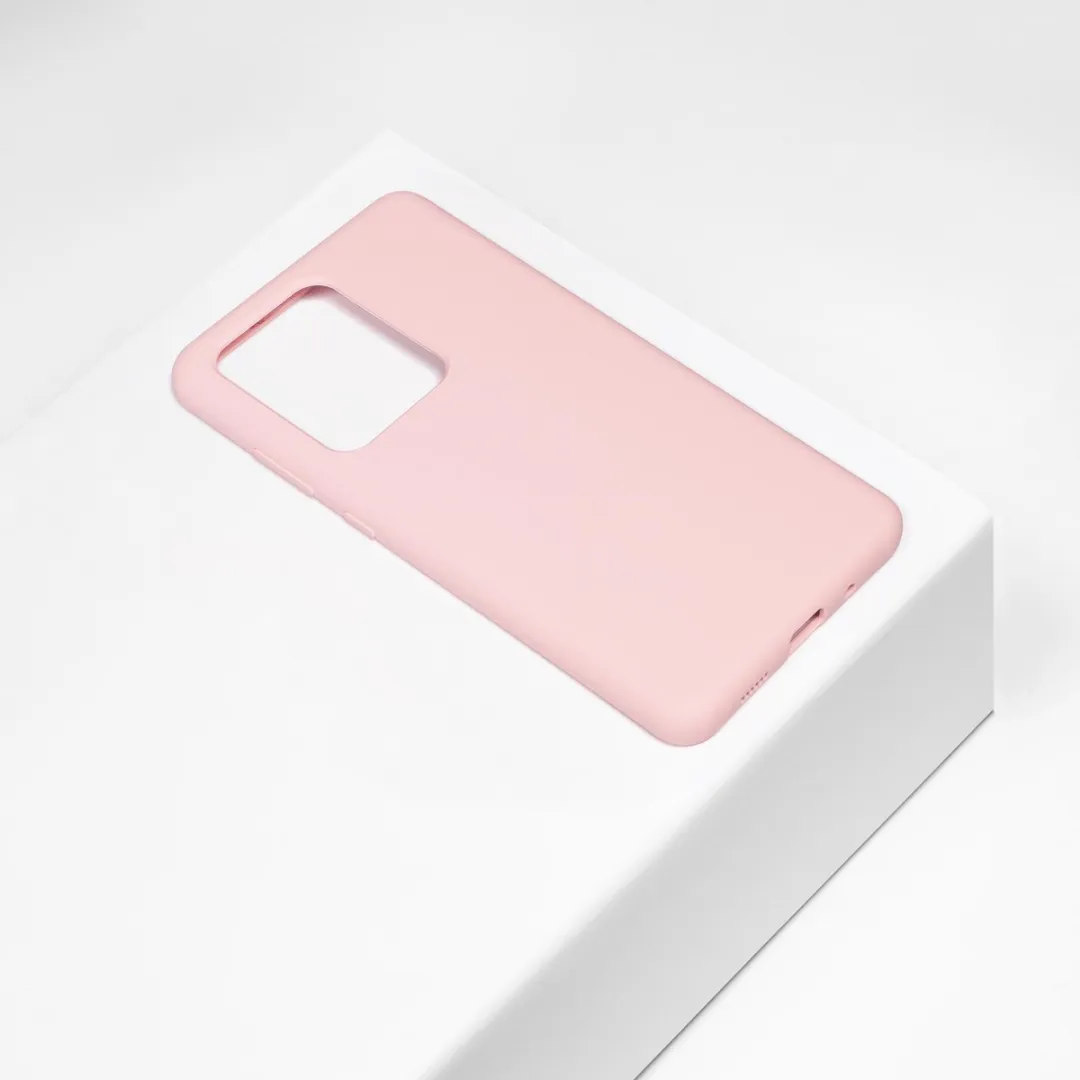 BMAX Siliconen Hoesje BMAX47564 Samsung Galaxy S20 Ultra - Lichtroze - afbeelding 6 van 6