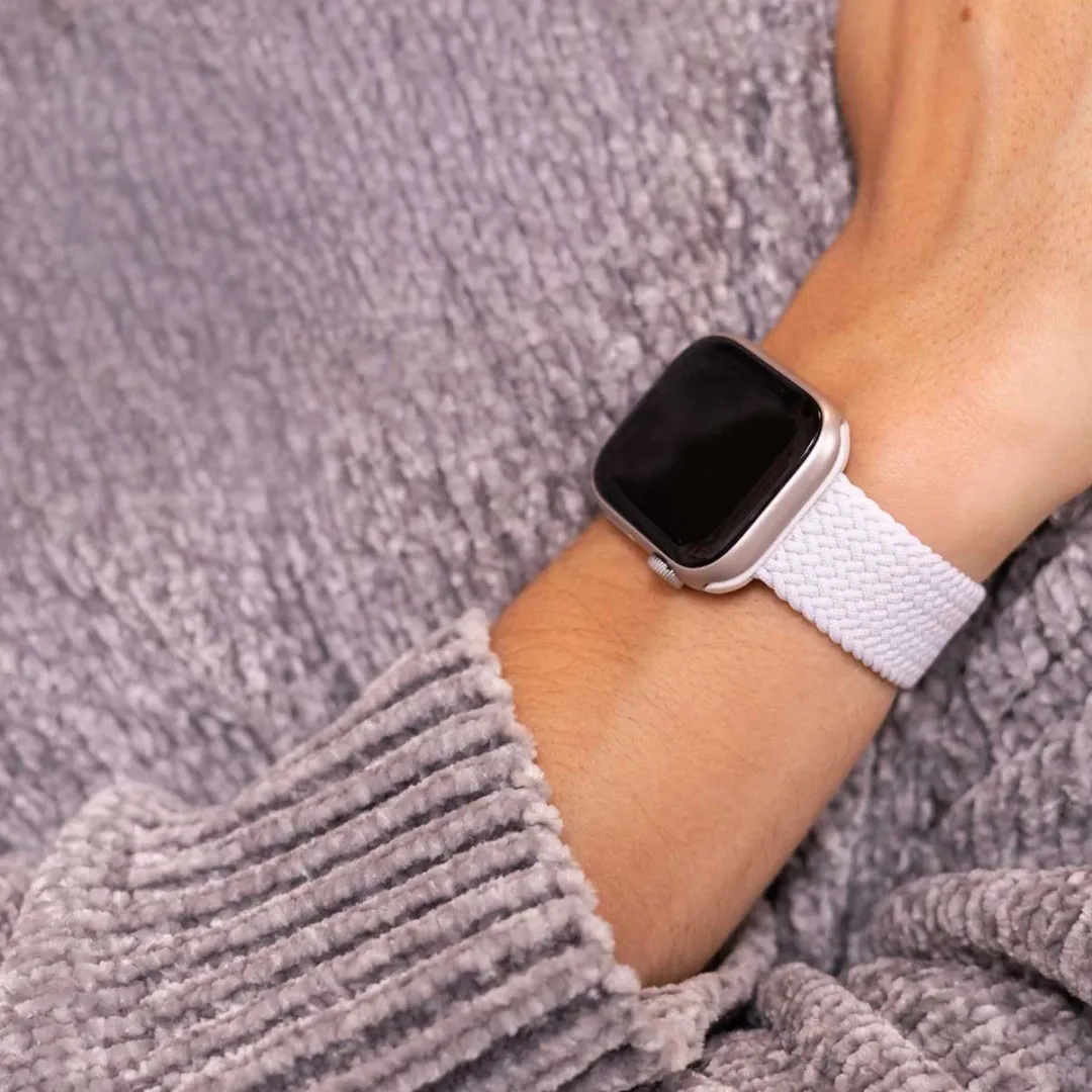 Imoshion Nylon Bandje Apple Watch 44-49mm - Wit