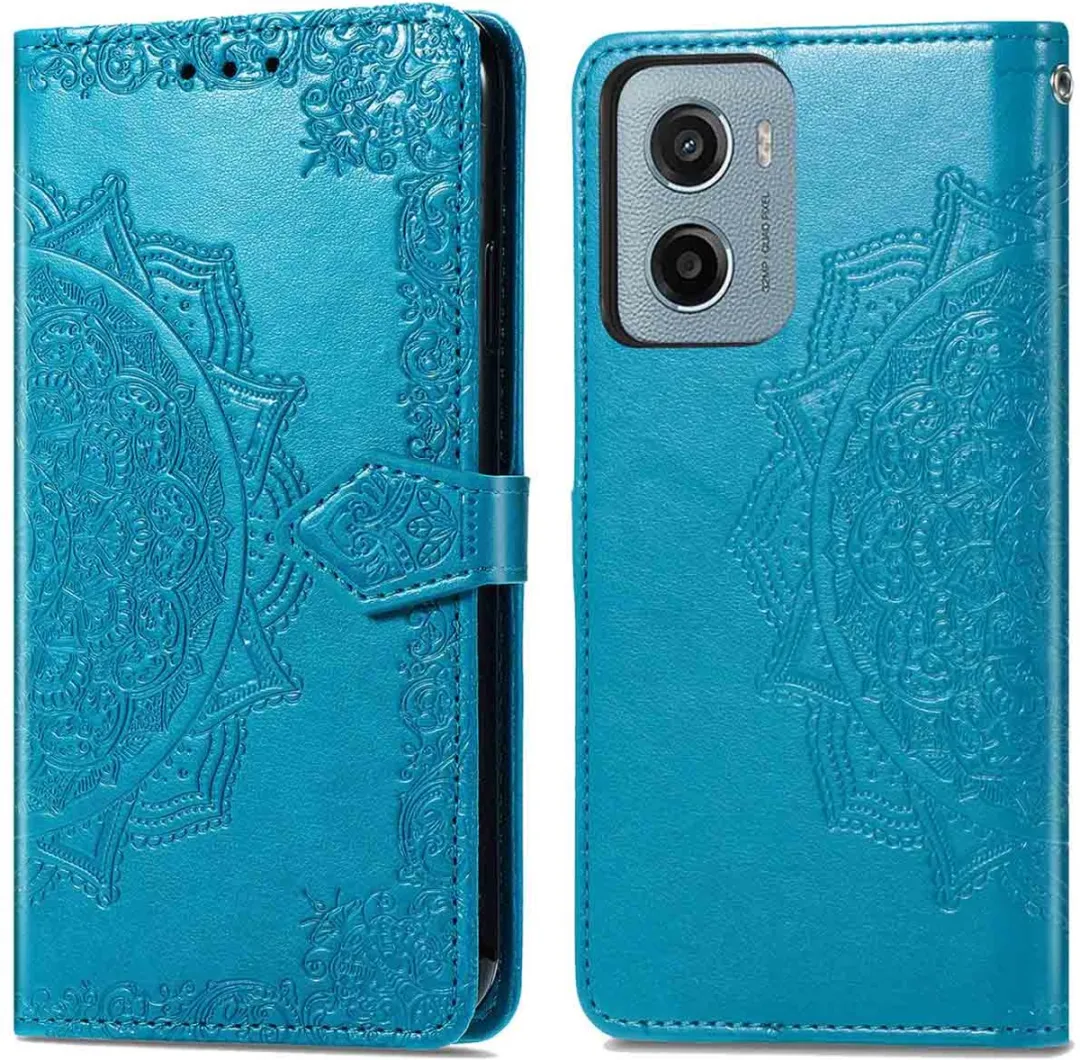 Imoshion Hoesje Moto G05/E15 Mandala Turquoise