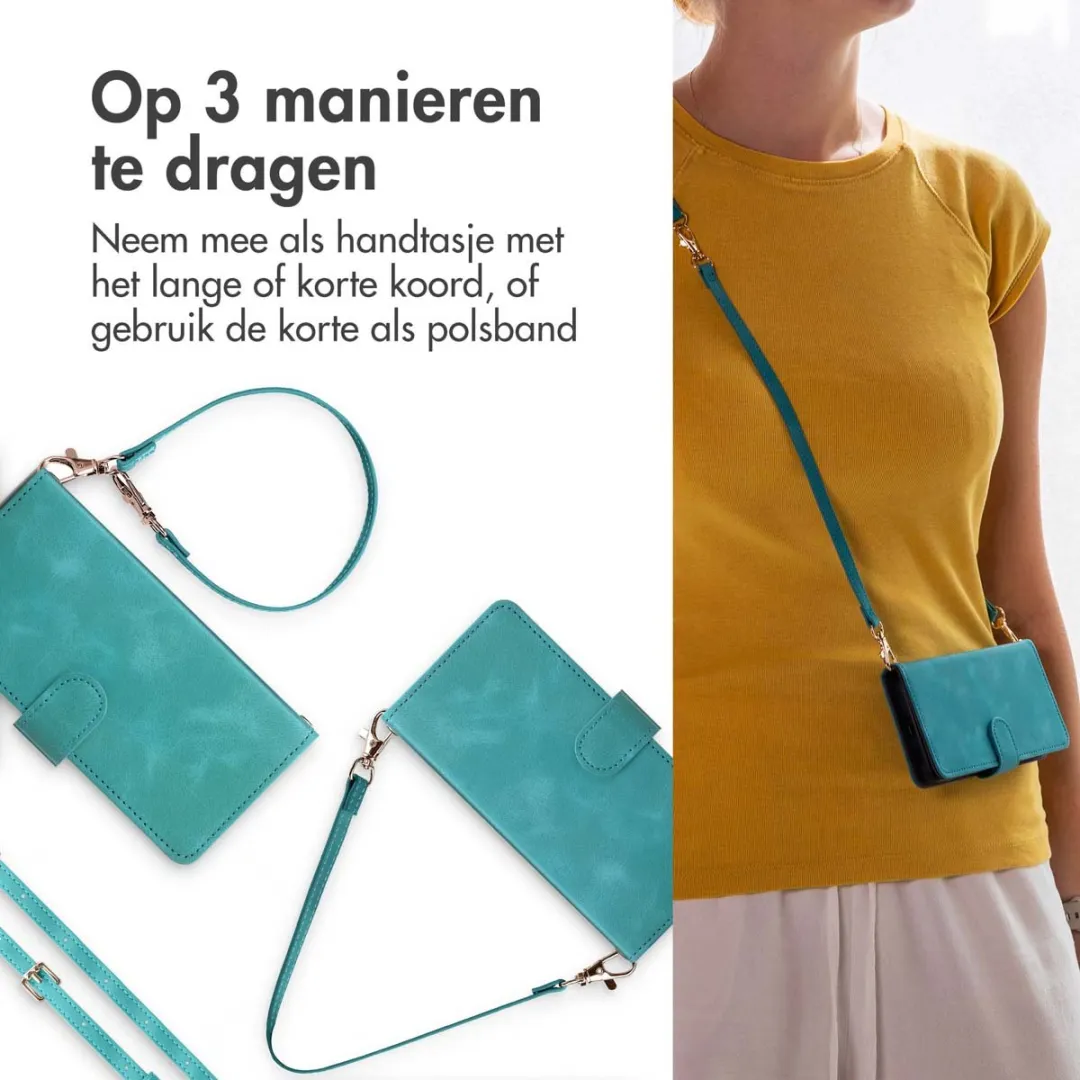 Imoshion Bookcase Hoesje iPhone 12/12 Pro - 3 Pasjes - Turquoise