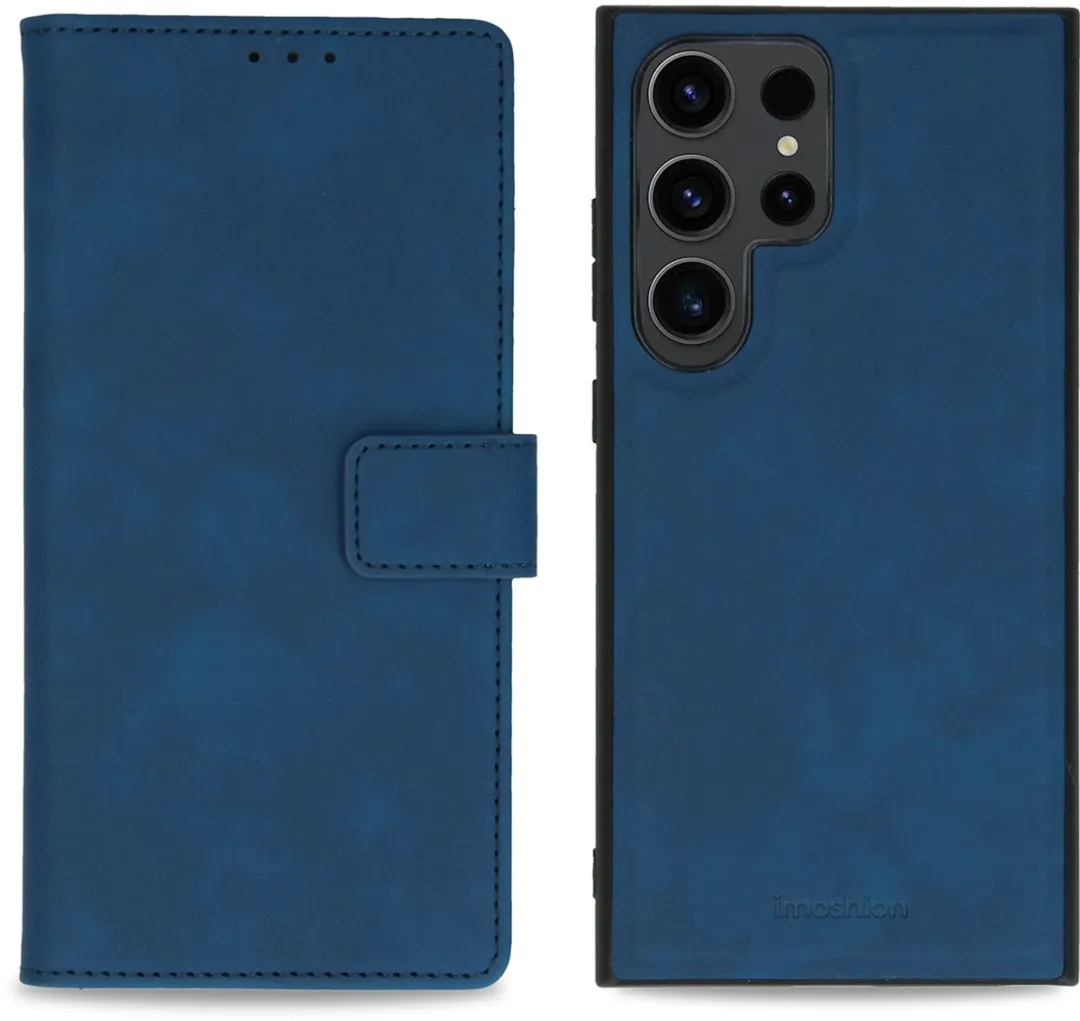 Imoshion Hoesje Samsung Galaxy S24 Ultra 3 Pasjes - Blauw