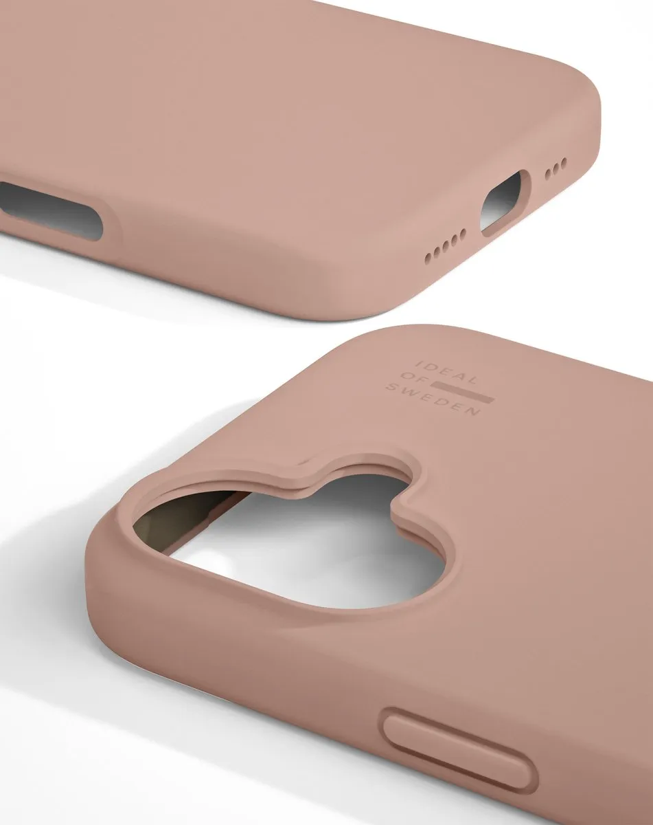 iDeal of Sweden iPhone 16 Silicone Hoes - Blush Pink - IDSIC-I2461-408