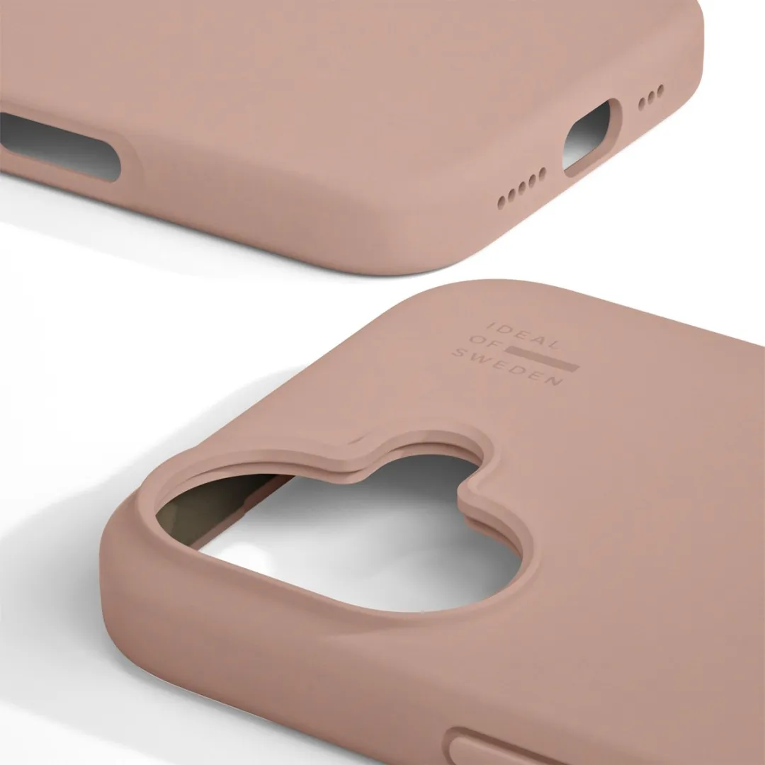 iDeal of Sweden iPhone 16 Silicone Hoes - Blush Pink - IDSIC-I2461-408