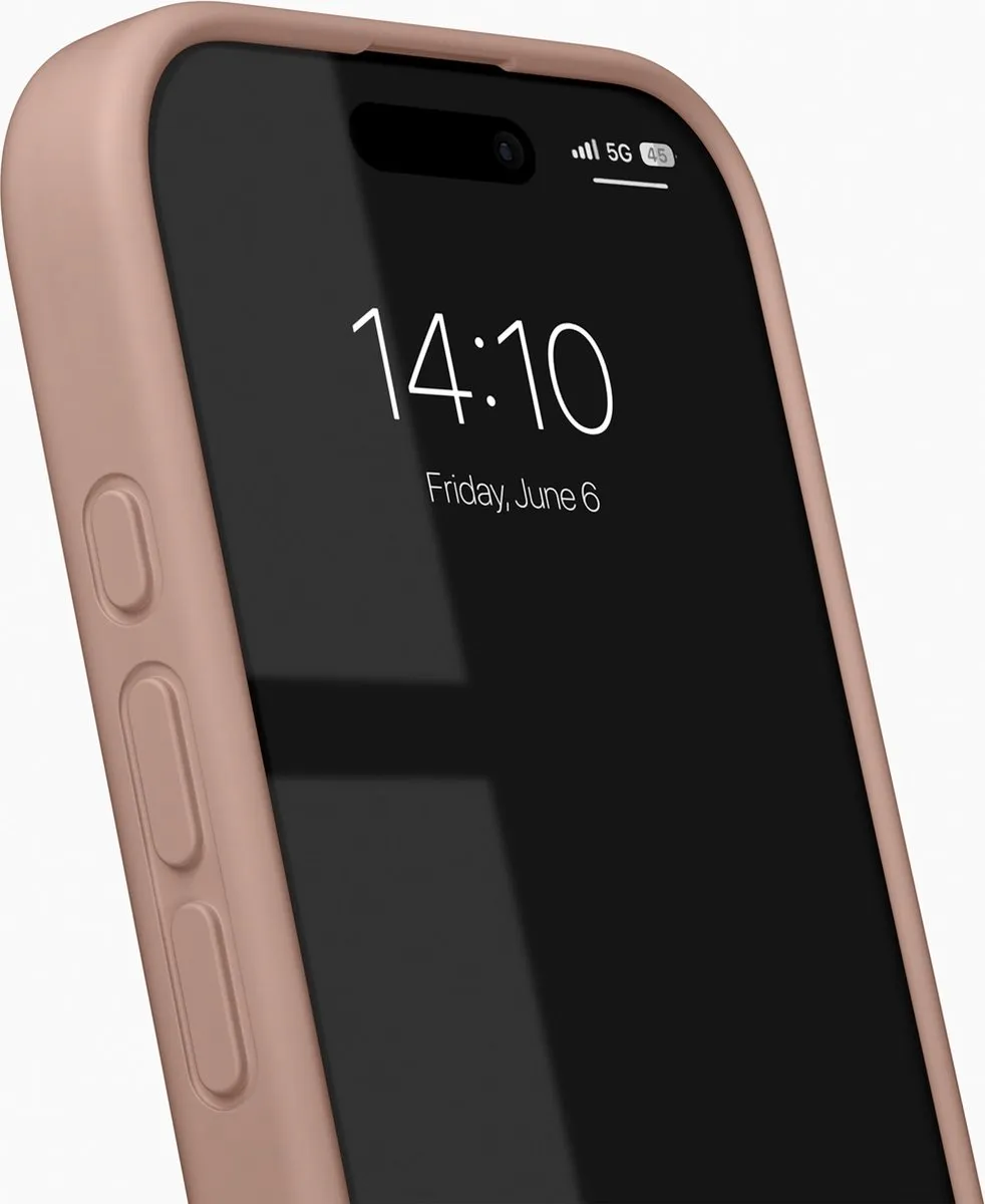 iDeal of Sweden iPhone 16 Silicone Hoes - Blush Pink - IDSIC-I2461-408