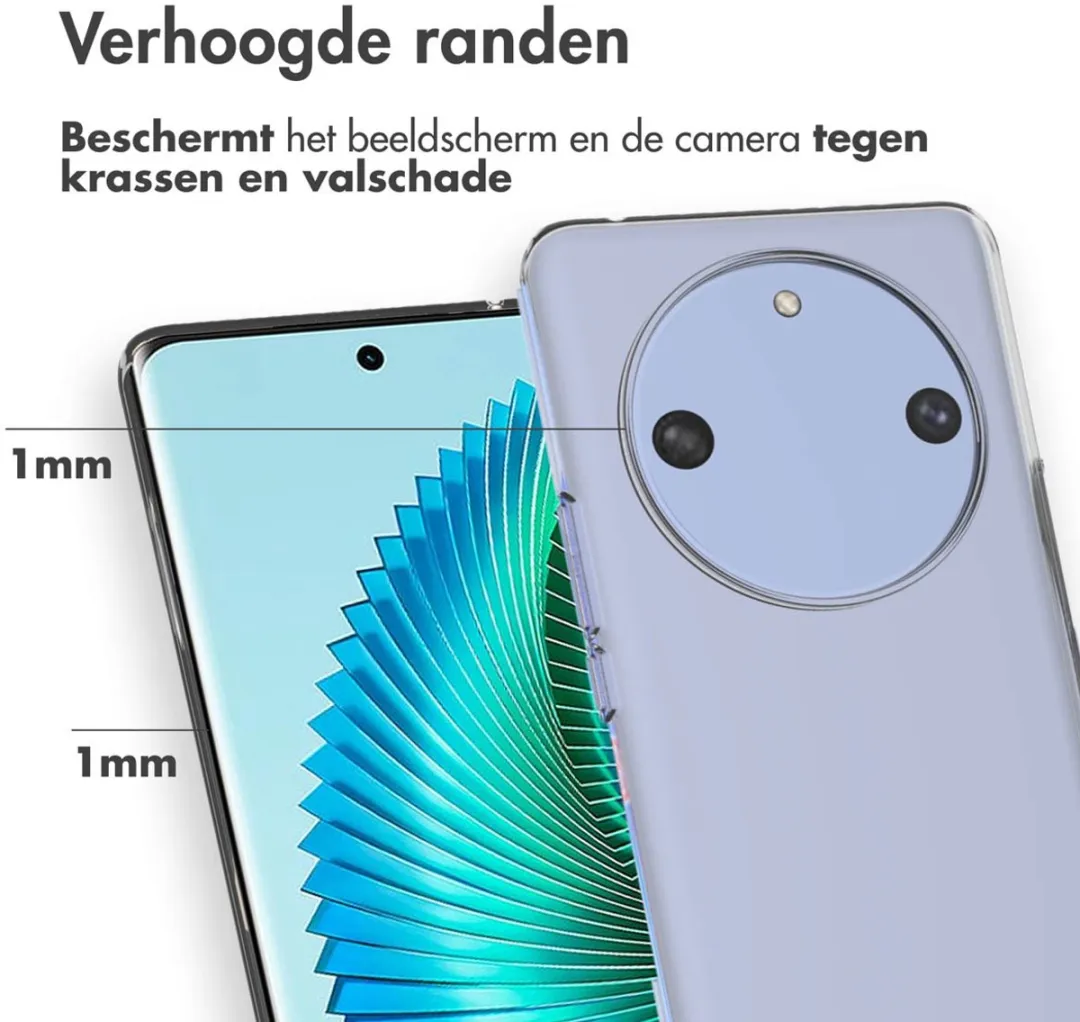 Accezz Hoesje Honor Magic 6 Lite - Transparant