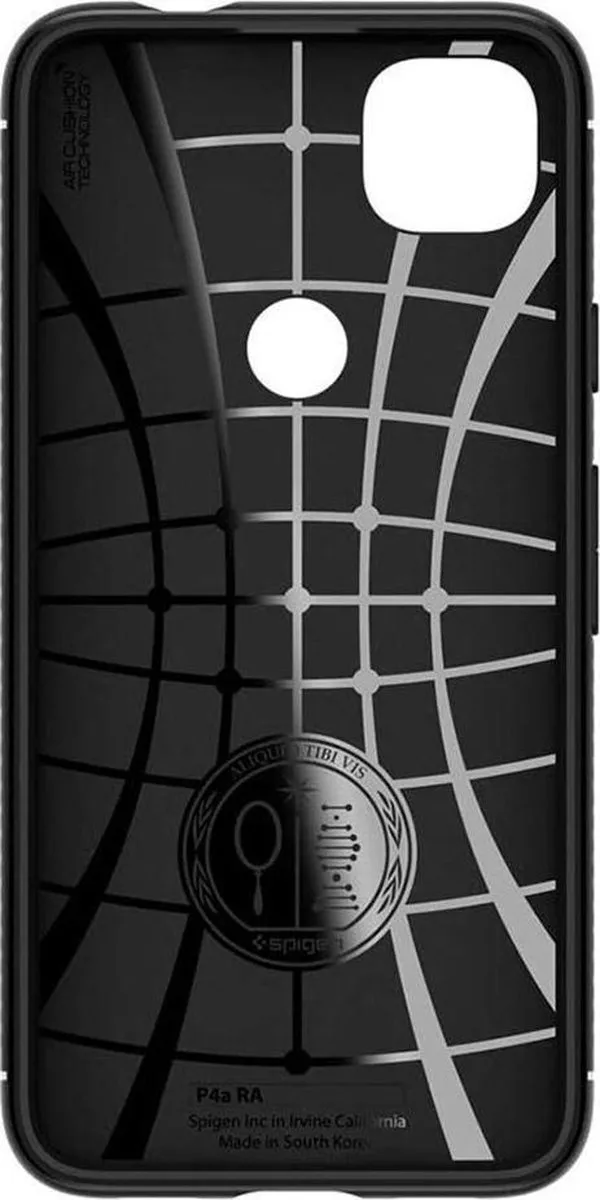 Spigen Google Pixel 4a Rugged Armor Hoesje - Zwart - afbeelding 6 van 6