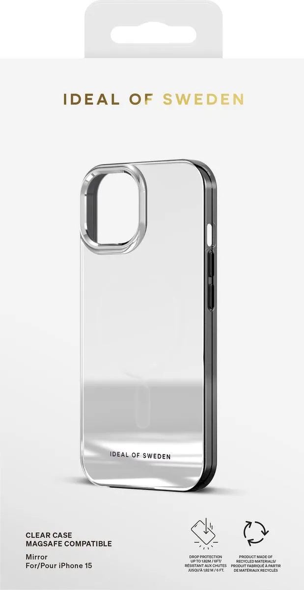 iDeal of Sweden Clear Case MagSafe iPhone 15 Mirror - IDCLCMS-I2361-477 - afbeelding 6 van 6