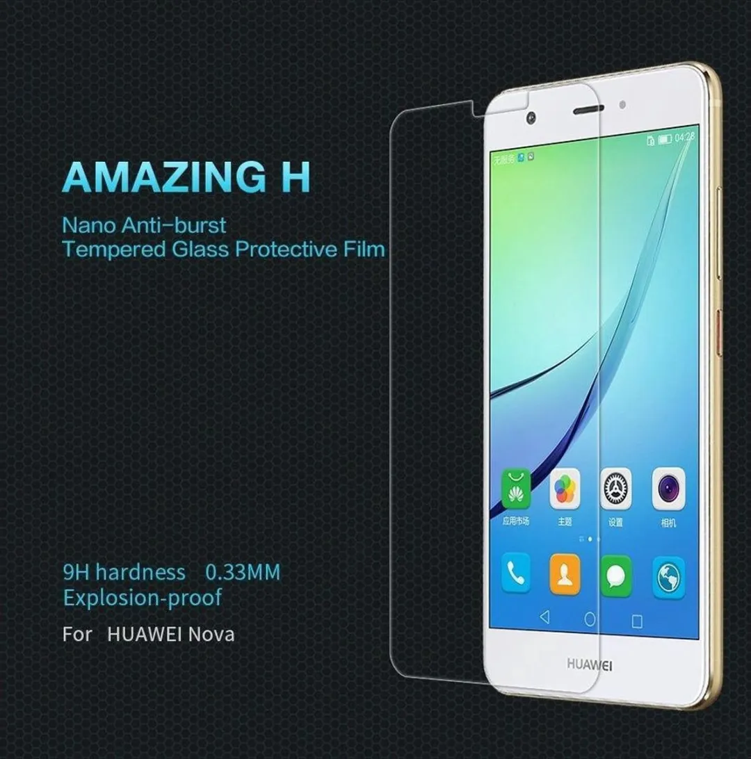 Nillkin Tempered Glass Screenprotector Huawei Nova 9H Nano - afbeelding 2 van 6