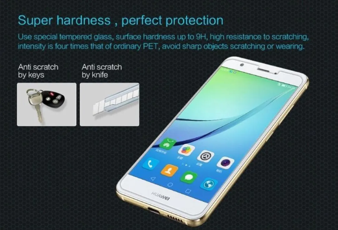 Nillkin Tempered Glass Screenprotector Huawei Nova 9H Nano - afbeelding 3 van 6