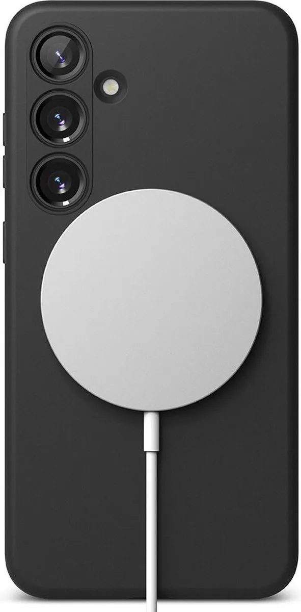 Ringke Silicone Hoesje Samsung Galaxy S24 MagSafe - Zwart