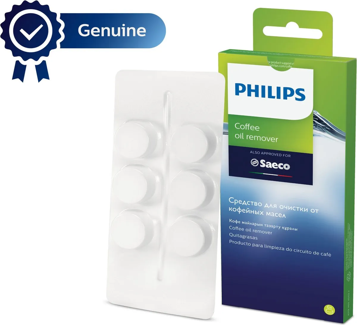 Philips Saeco Koffiemachinereiniger CA6704/10 - 6 Stuks