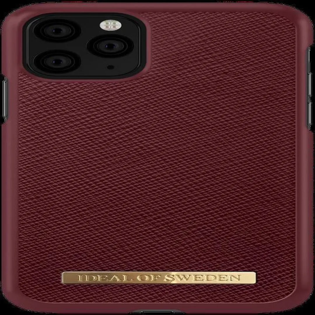 iDeal of Sweden iPhone 11 Pro Hoesje Saffiano - Rood - afbeelding 3 van 6