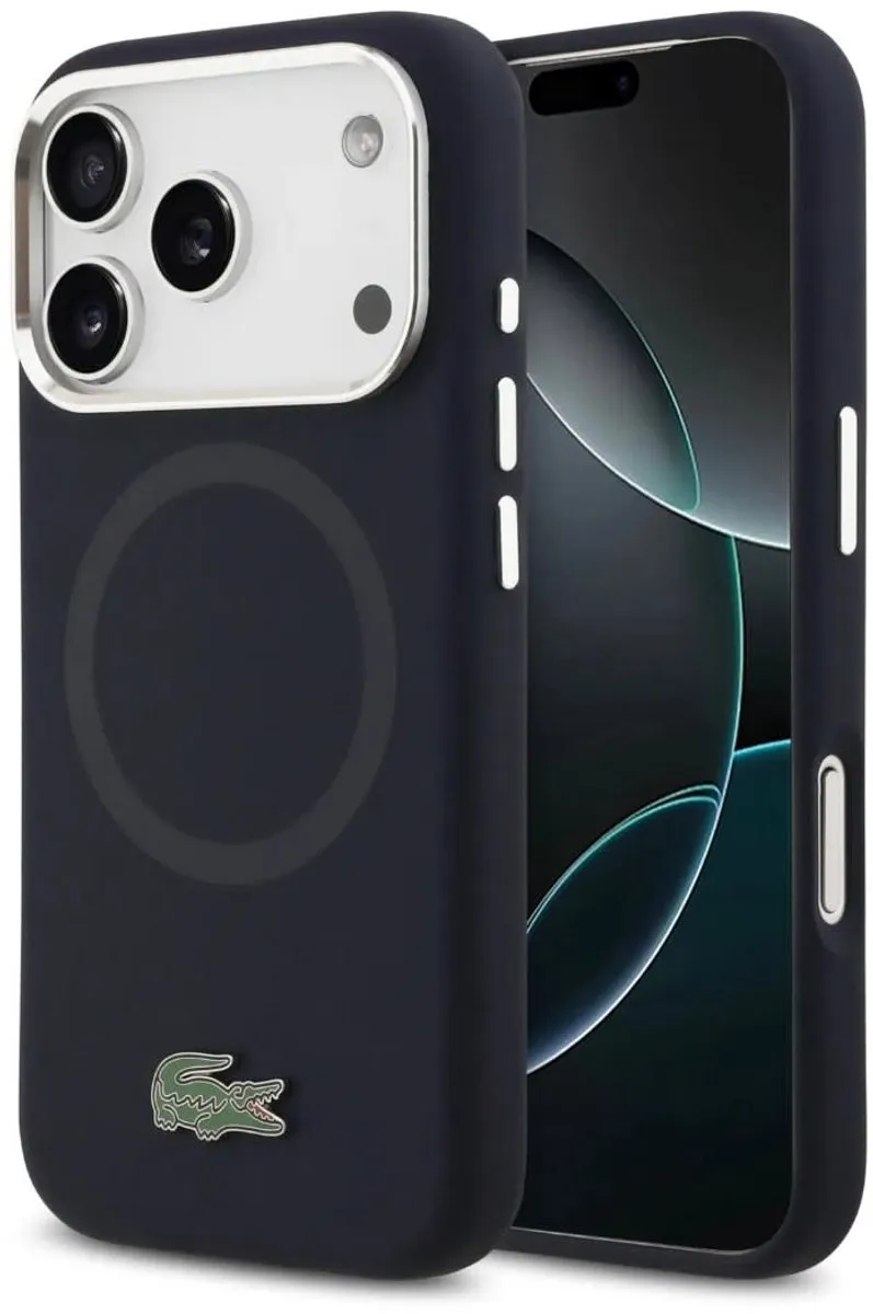 Lacoste Back Cover iPhone 17 Pro - Navy - MagSafe