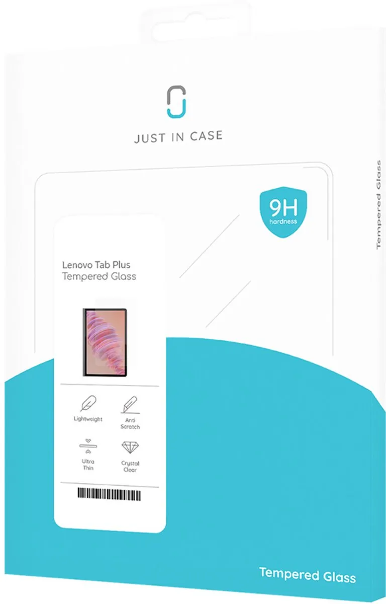 Just in Case Cazy Screenprotector Lenovo Tab Plus 8500809 - Transparant