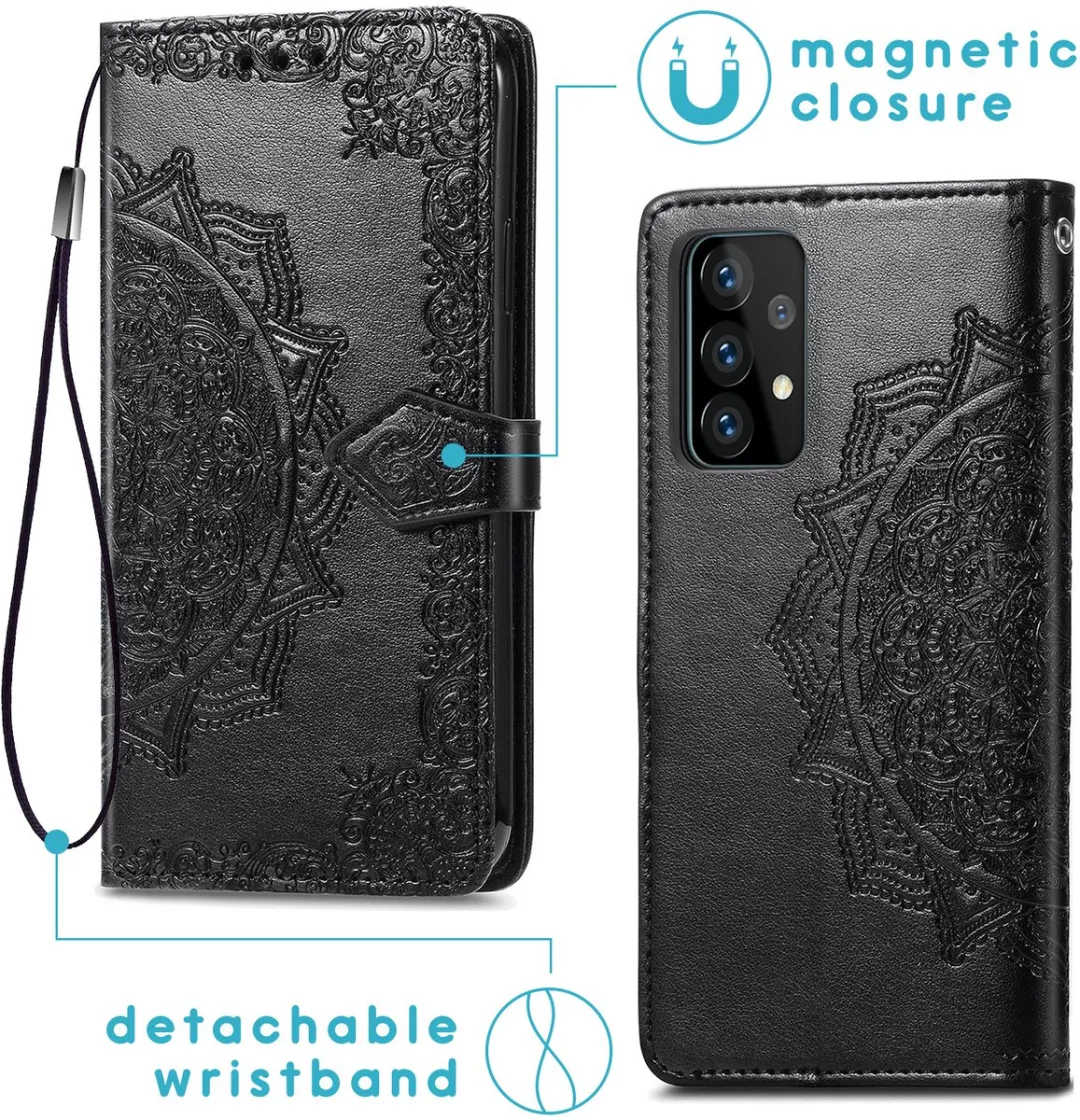 Imoshion Hoesje Samsung Galaxy A52 - 3 Pasjes - Zwart