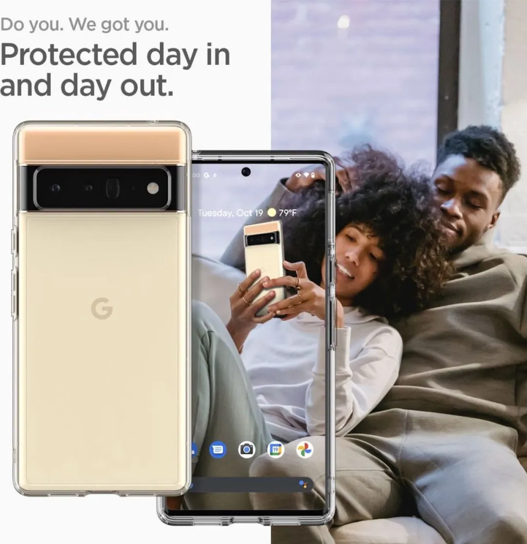 Spigen Ultra Hybrid ACS03457 Hoesje - Google Pixel 6 Pro - Transparant