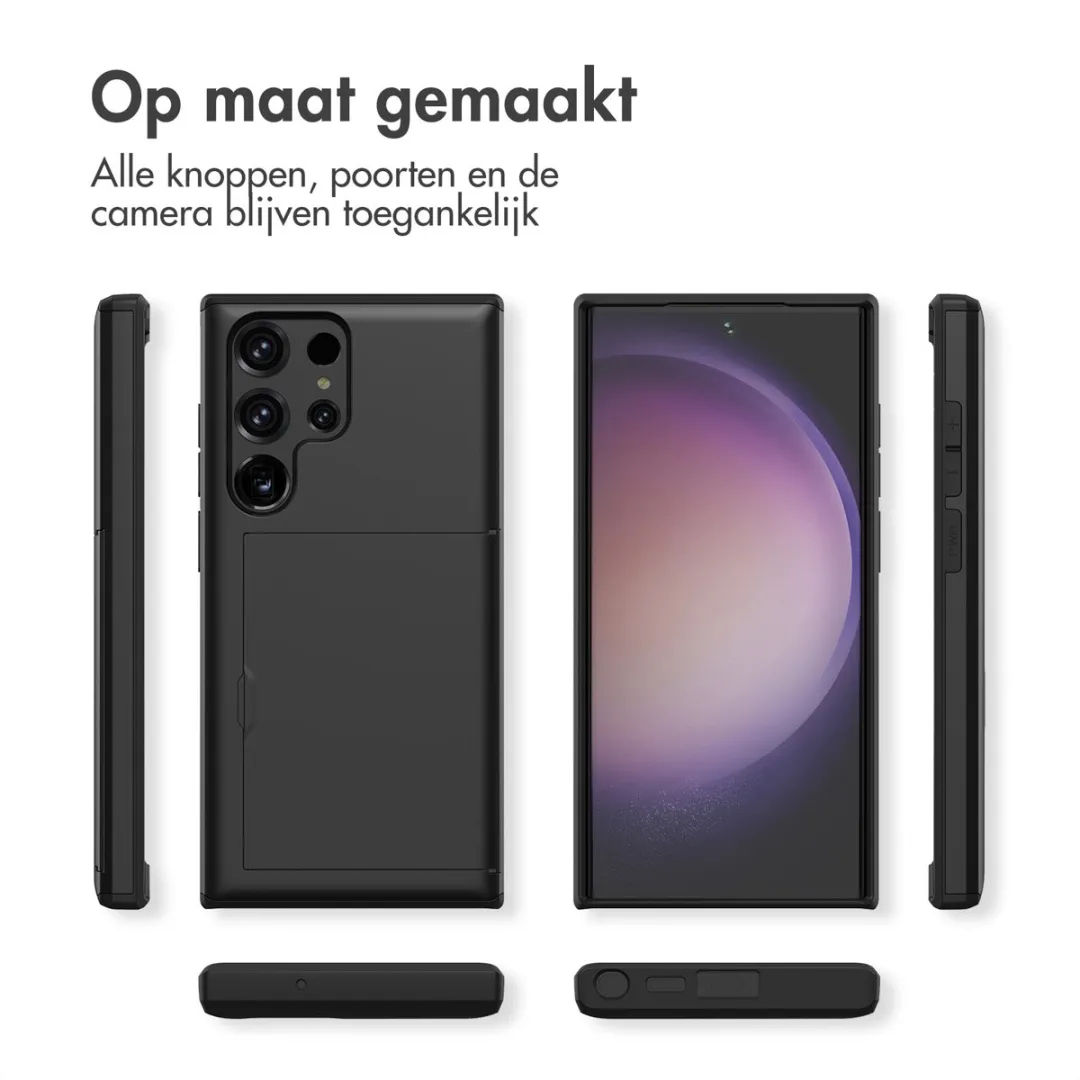 Imoshion Hoesje Samsung Galaxy S23 Ultra - 2 Pasjes - Zwart - afbeelding 6 van 6