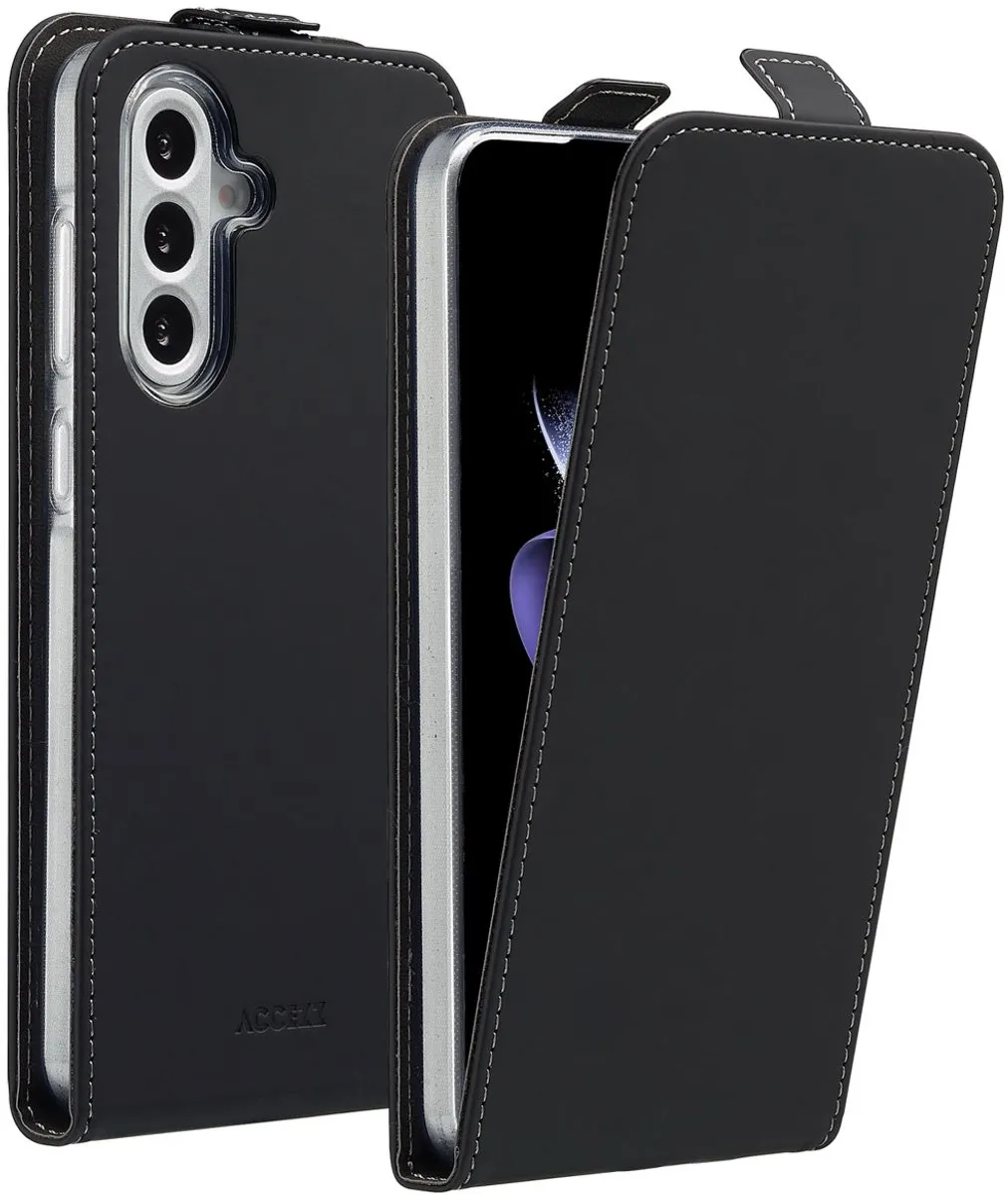 Accezz Hoesje Samsung Galaxy A56 Flipcase - Zwart