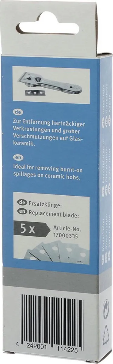 Bosch Glas Schraper Keramisch Kookvlak 17000334