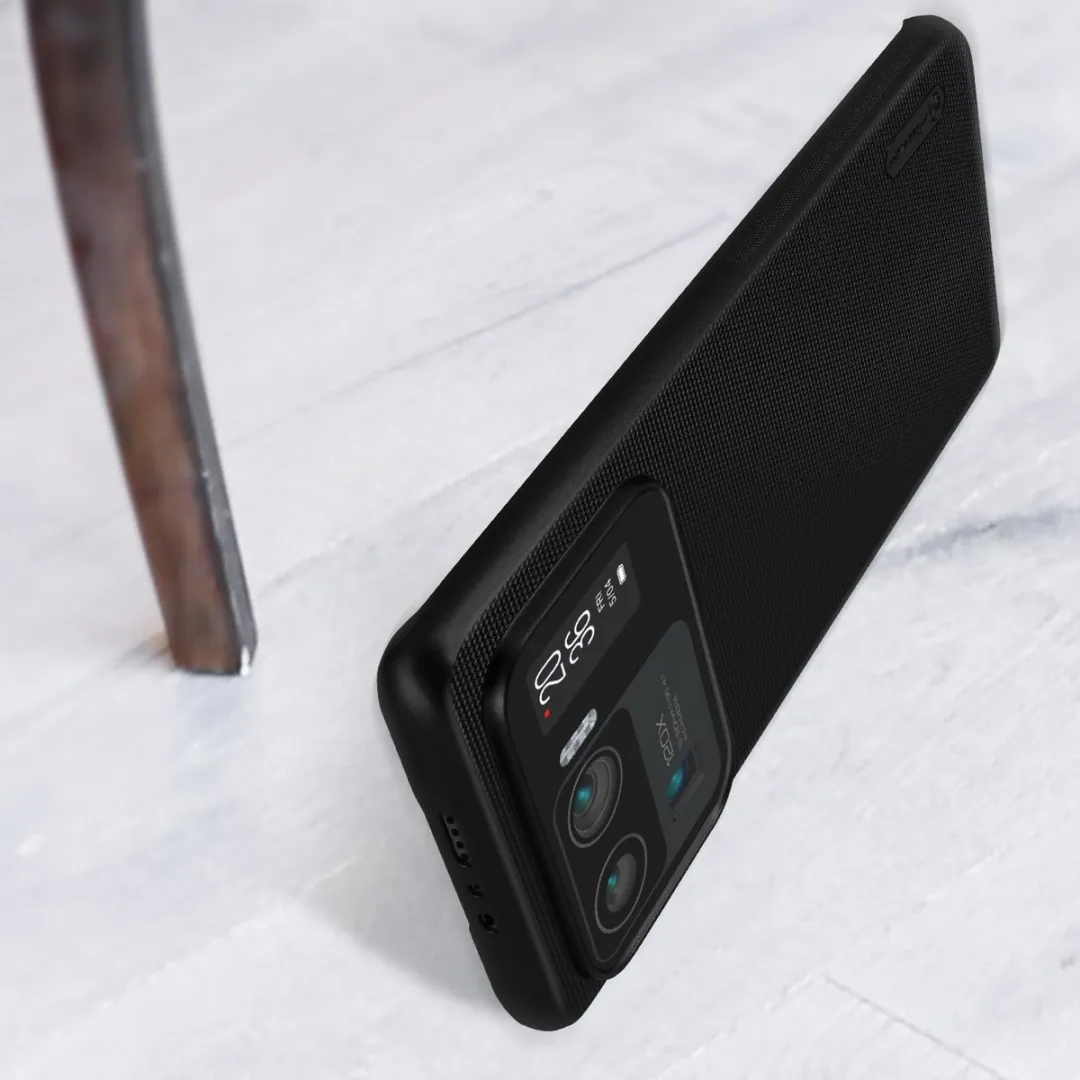 Nillkin Super Frosted Shield Hoesje Xiaomi Mi 11 Ultra - Zwart