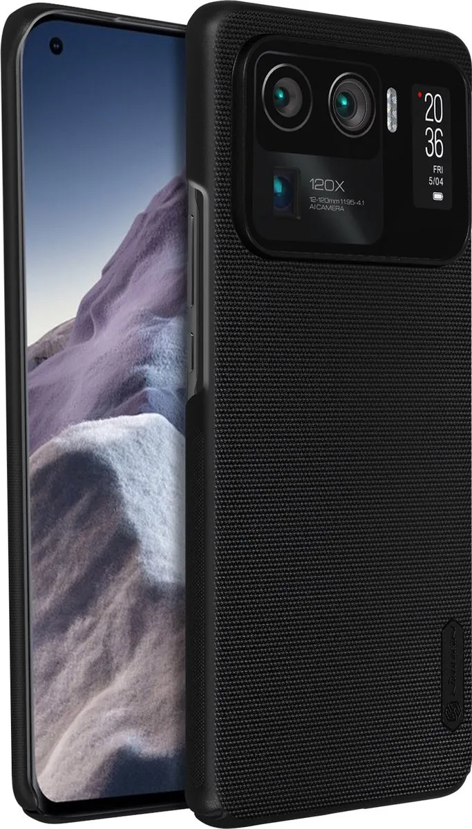 Nillkin Super Frosted Shield Hoesje Xiaomi Mi 11 Ultra - Zwart