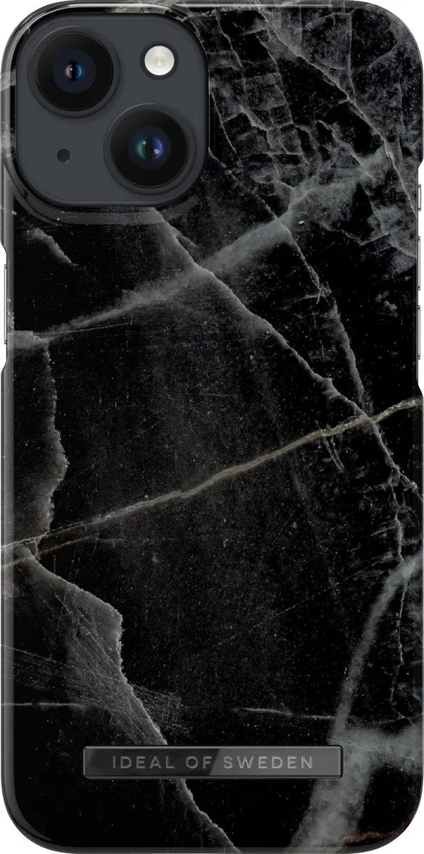 iDeal of Sweden iPhone 13/14 Black Thunder Marble MagSafe Hoesje - 4 Pasjes - afbeelding 2 van 6