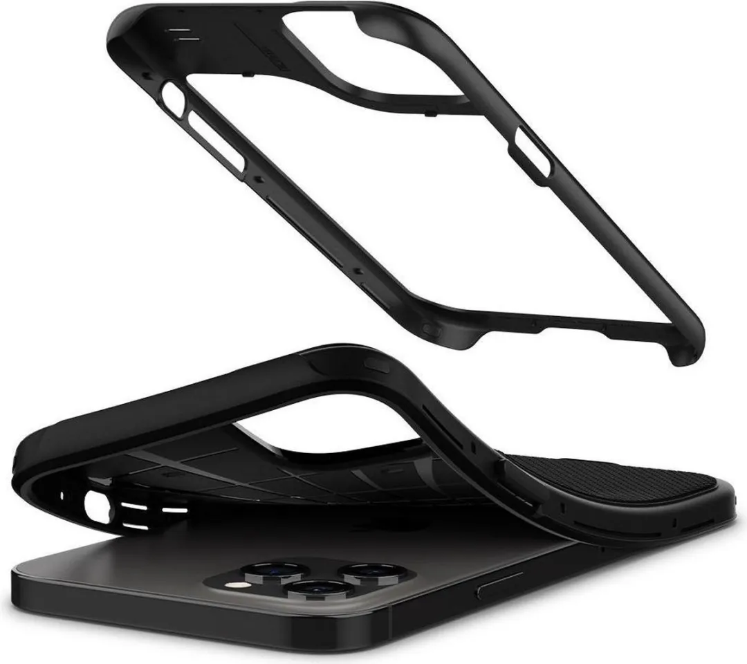 Spigen Hybrid NX Hoesje iPhone 12 Pro Max - Zwart