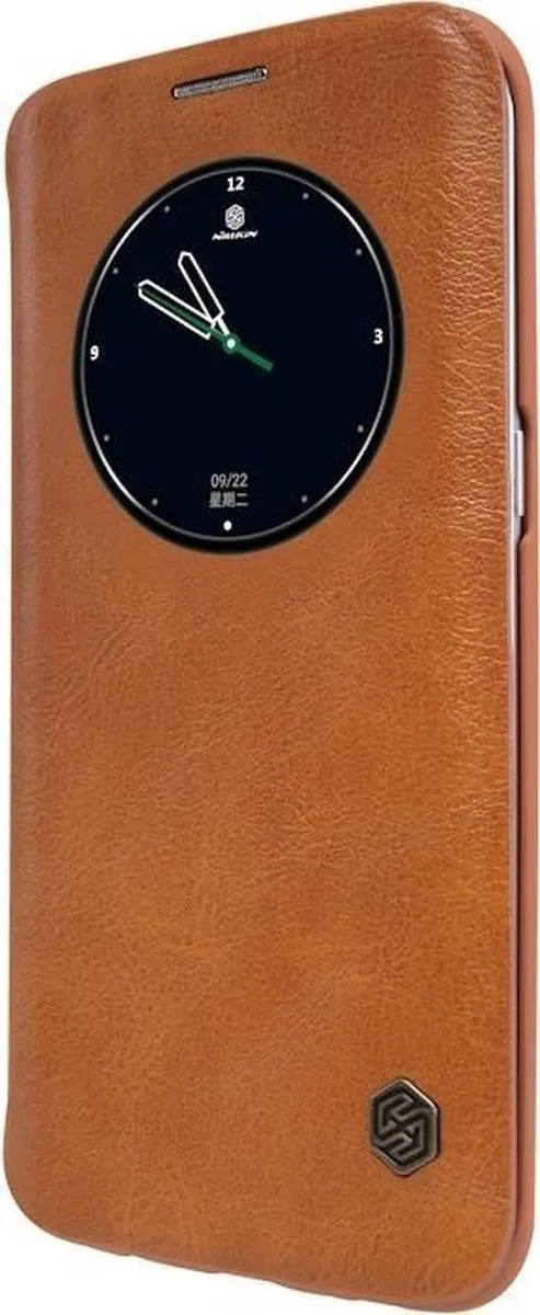 Nillkin Qin Book Cover Samsung Galaxy S7 Edge - Bruin - afbeelding 4 van 6