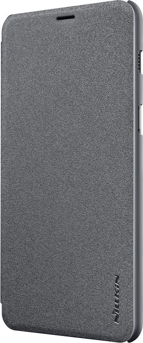 Nillkin Sparkle Series Leather Case Samsung Galaxy A8 2018 - Zwart - afbeelding 5 van 6