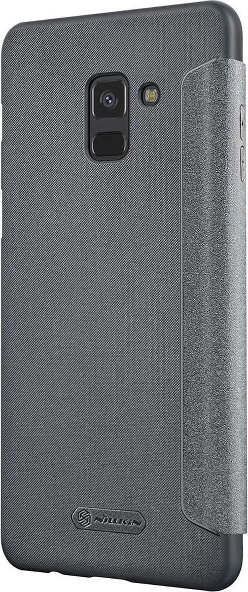 Nillkin Sparkle Series Leather Case Samsung Galaxy A8 2018 - Zwart - afbeelding 6 van 6