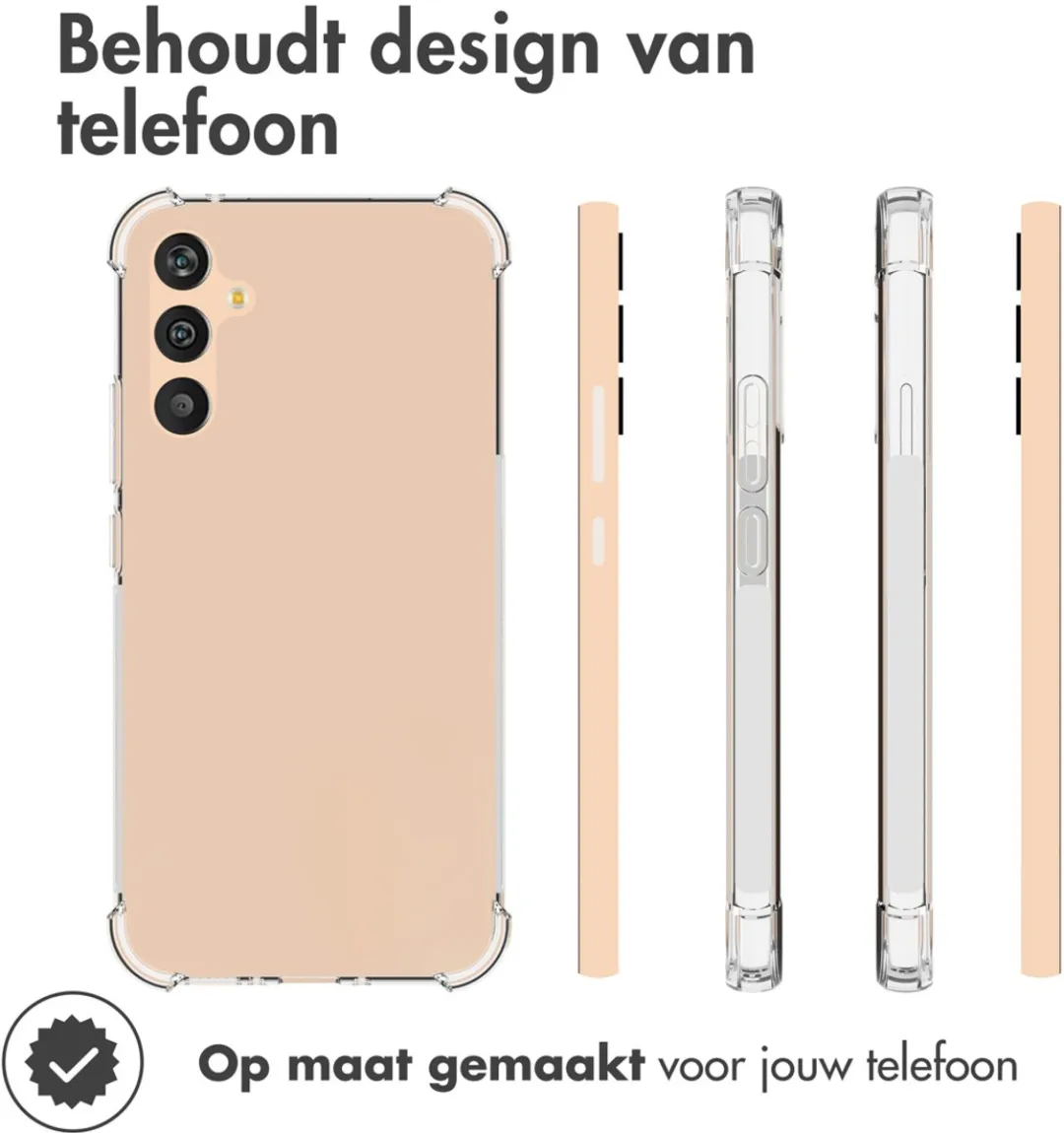 Imoshion Hoesje Samsung Galaxy A34 5G - Transparant - afbeelding 6 van 6