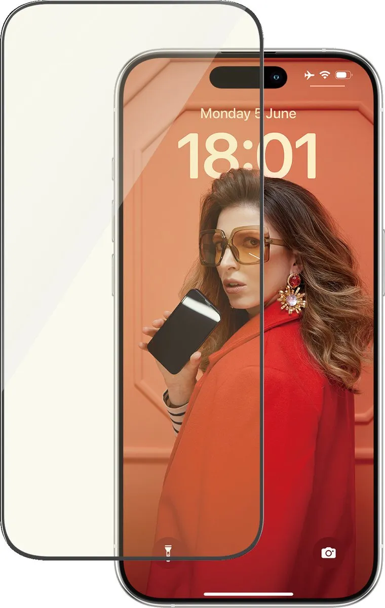 PanzerGlass Ultra-Wide Fit iPhone 15 Pro Screenprotector