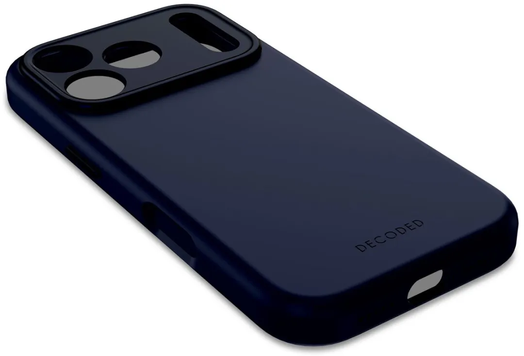 Decoded Siliconen Hoesje iPhone 17 Pro - Navy Blauw - Antibacterieel