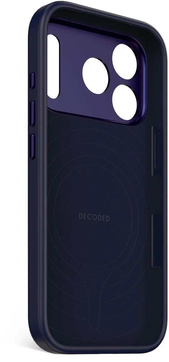 Decoded Siliconen Hoesje iPhone 17 Pro - Navy Blauw - Antibacterieel